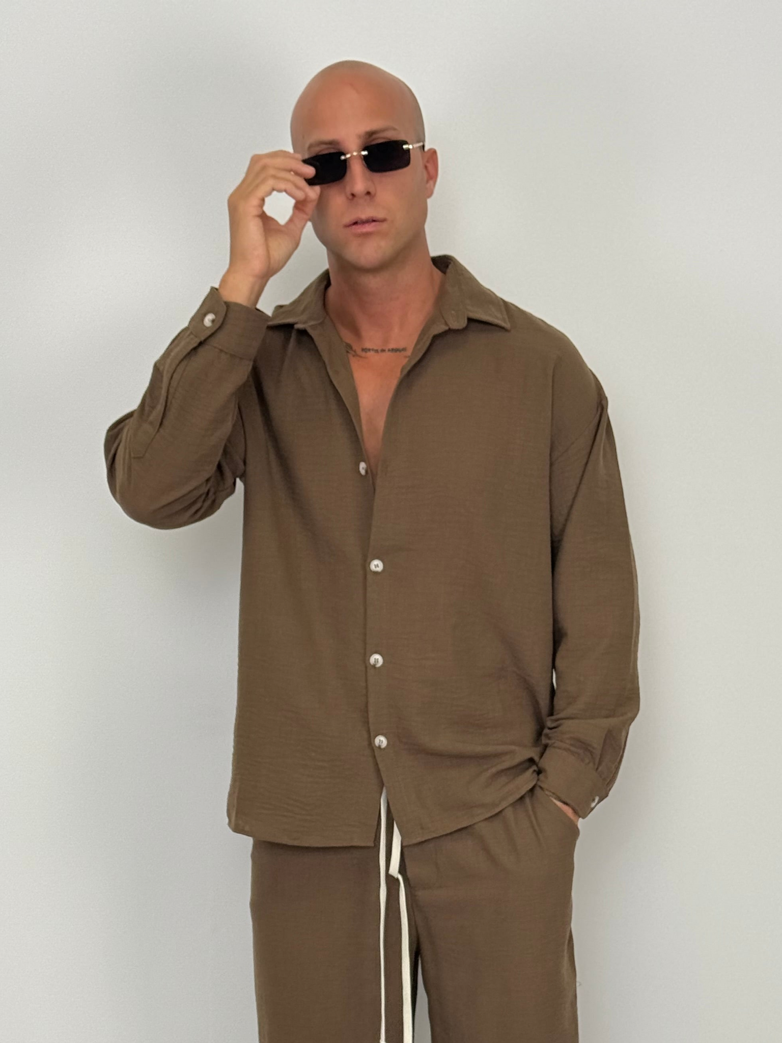 CAMICIA SPRING (EFFETTO LINO)