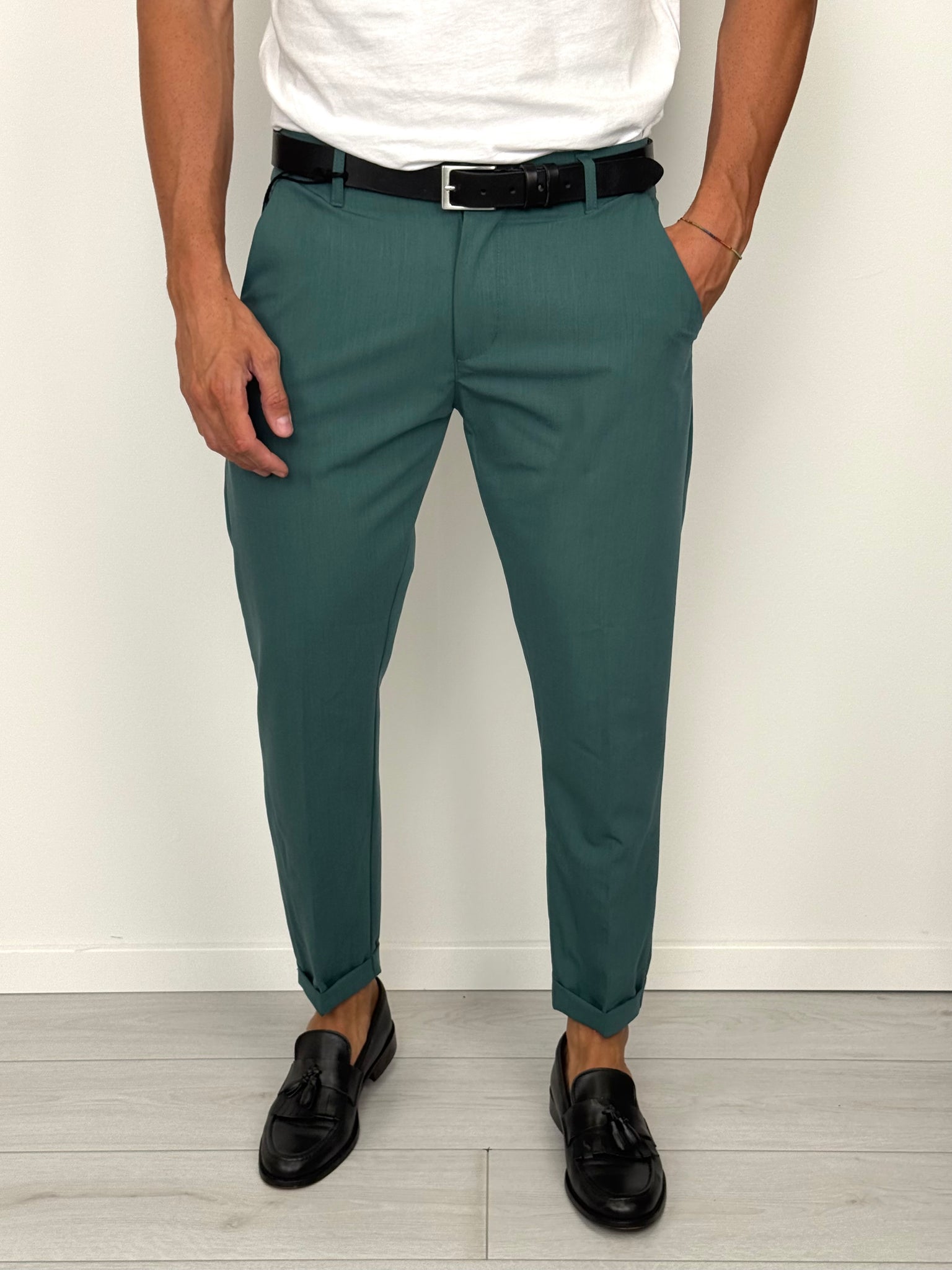 PANTALONE ELEGANT TORINO (TASCHE DIETRO)