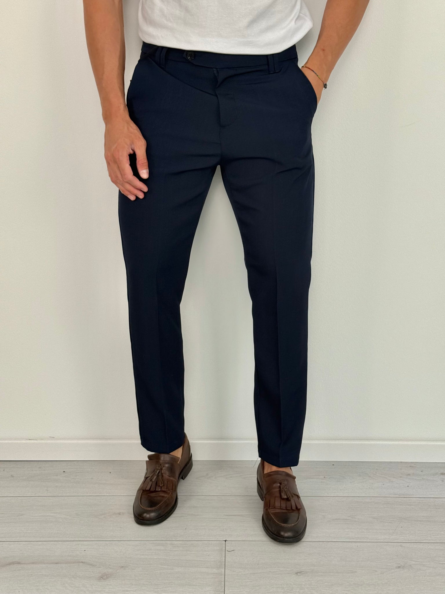 PANTALONE FIAMMATO MOD CAPRI PREMIUM (TASCHE DIETRO)