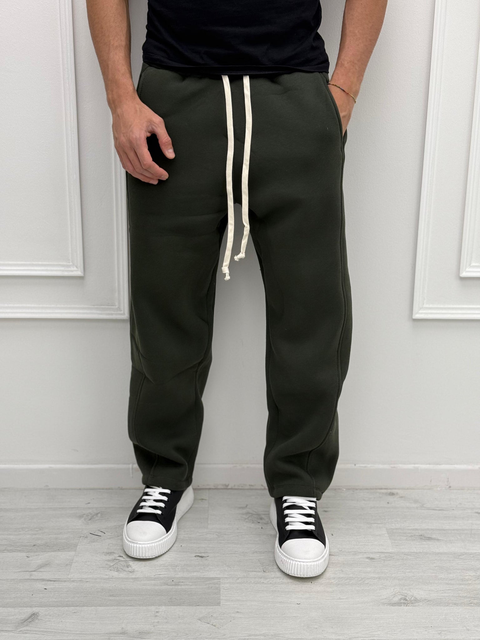 PANTALONE FELPATO AMPIO RIGA_