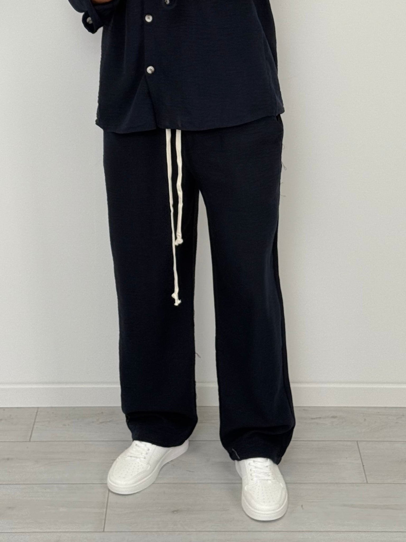 PANTALONE SPRING AMPIO (EFFETTO LINO)