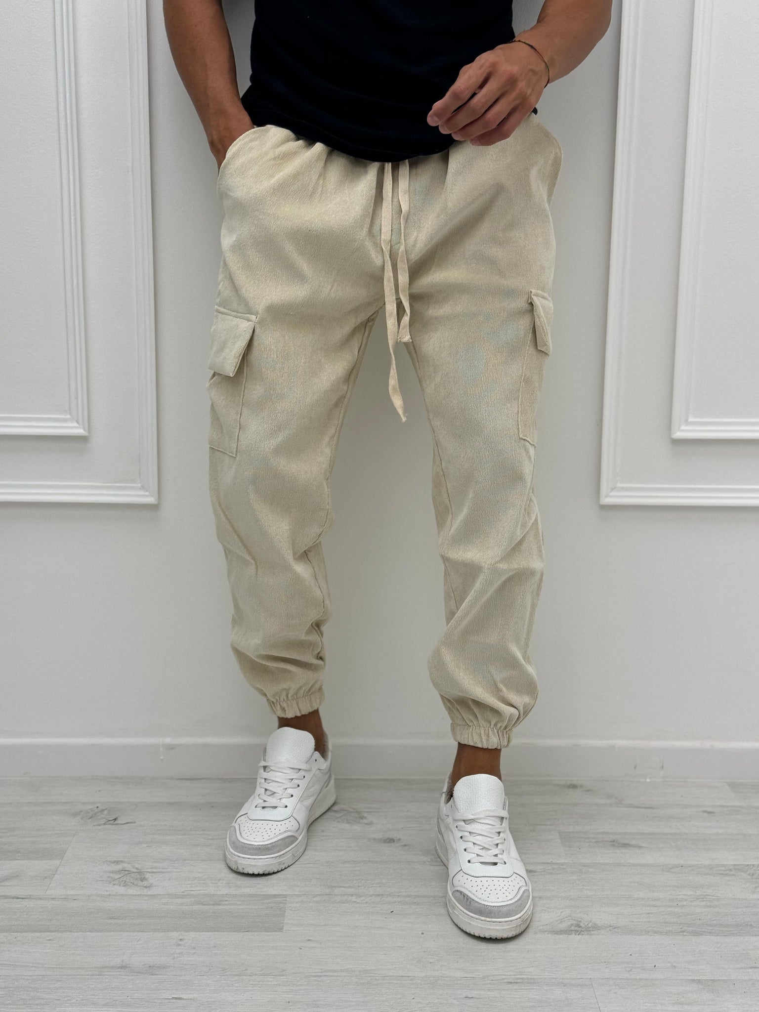 PANTALONE VELLUTO COSTINA