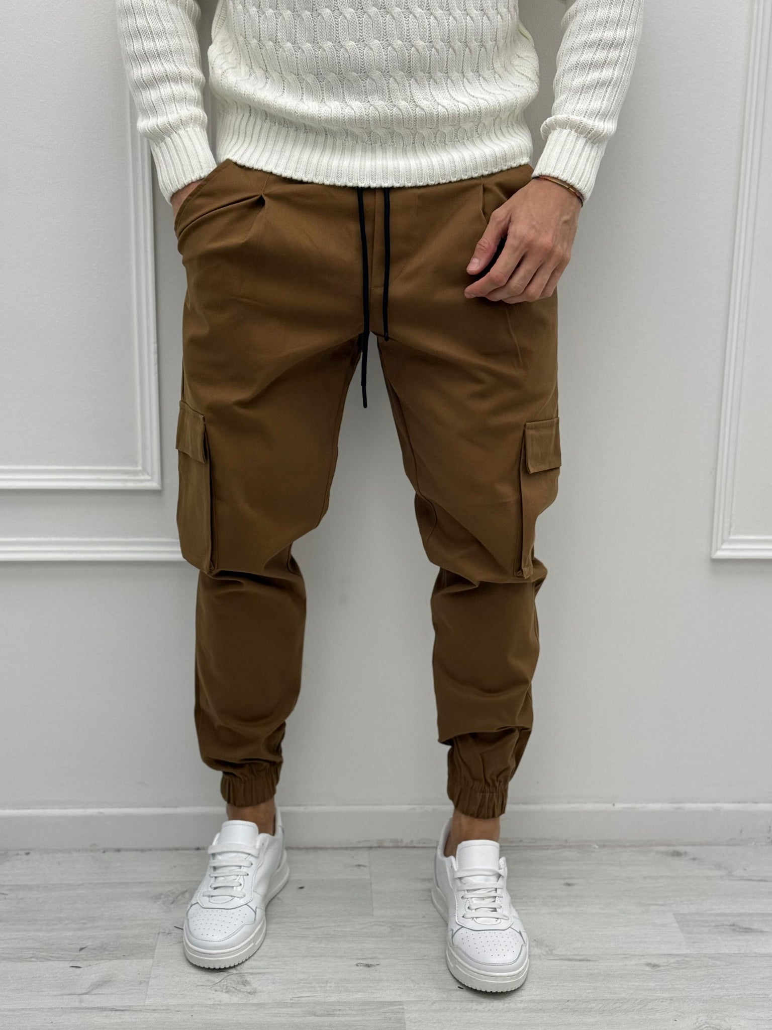 PANTALONE CARGO FOREST - ULTIMO S tabacco