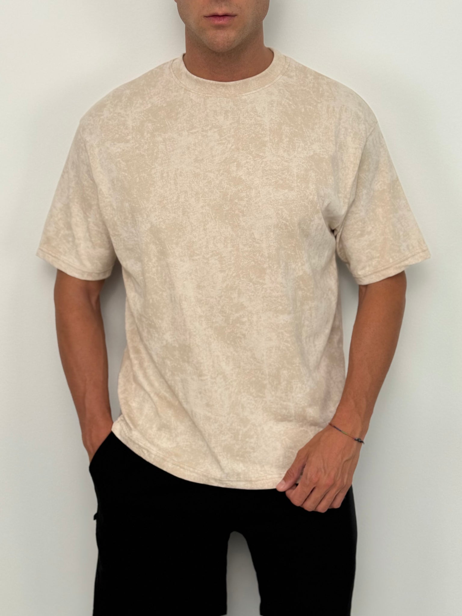 T-SHIRT MARBLED