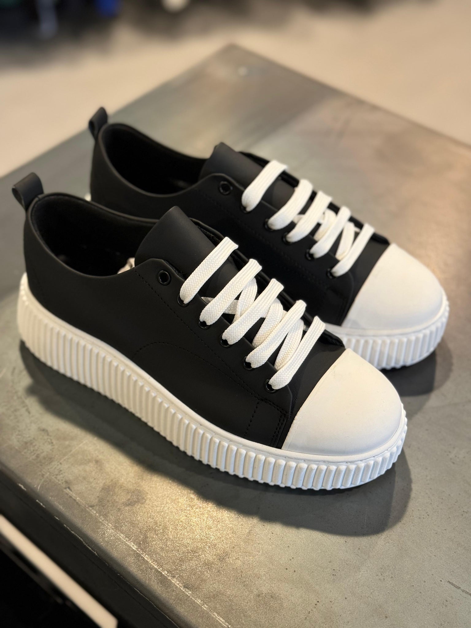 SNEAKERS PELLE MEGAN BICOLOR