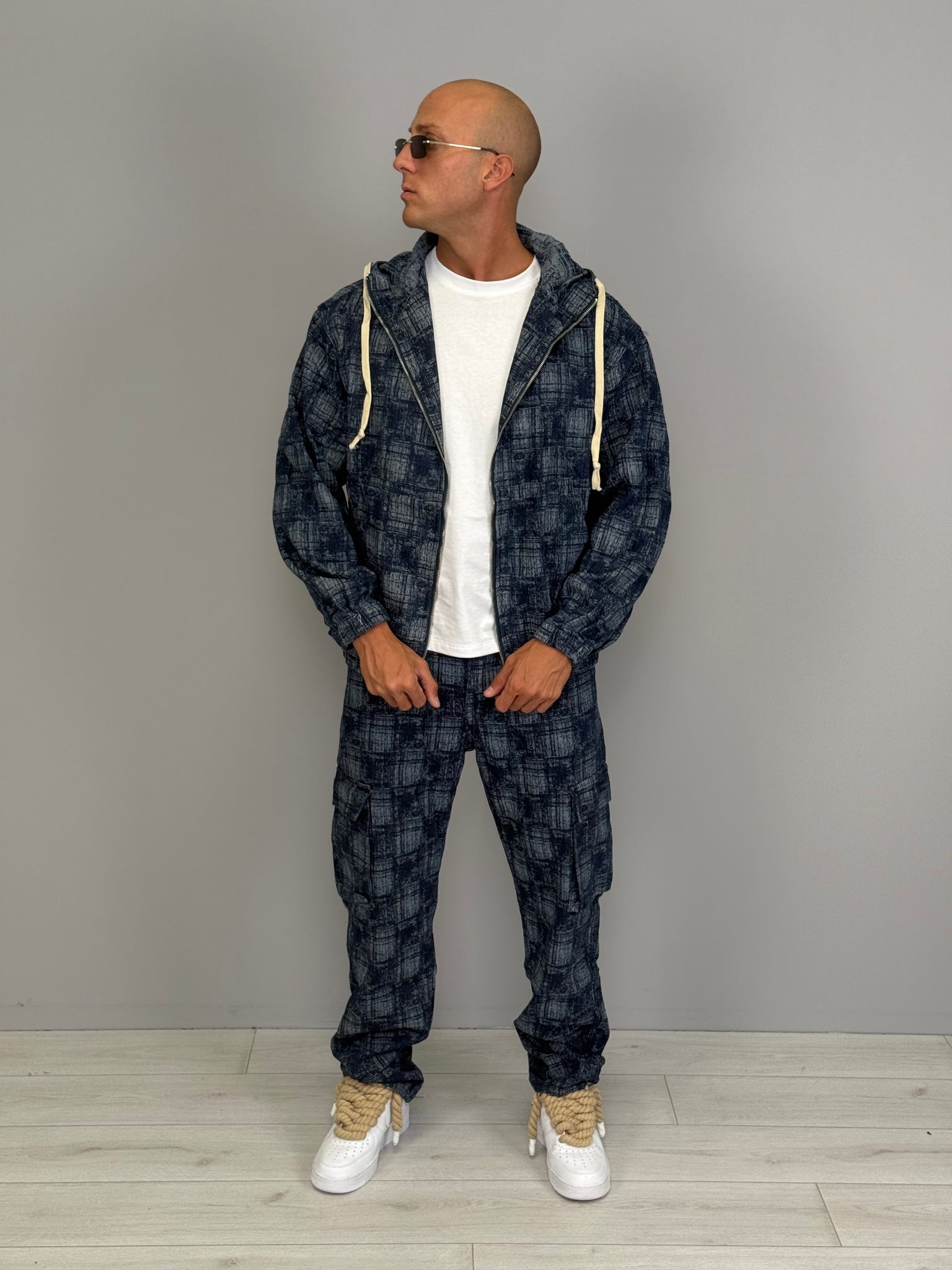 COORDINATO JEANS AMPIO SQUARES