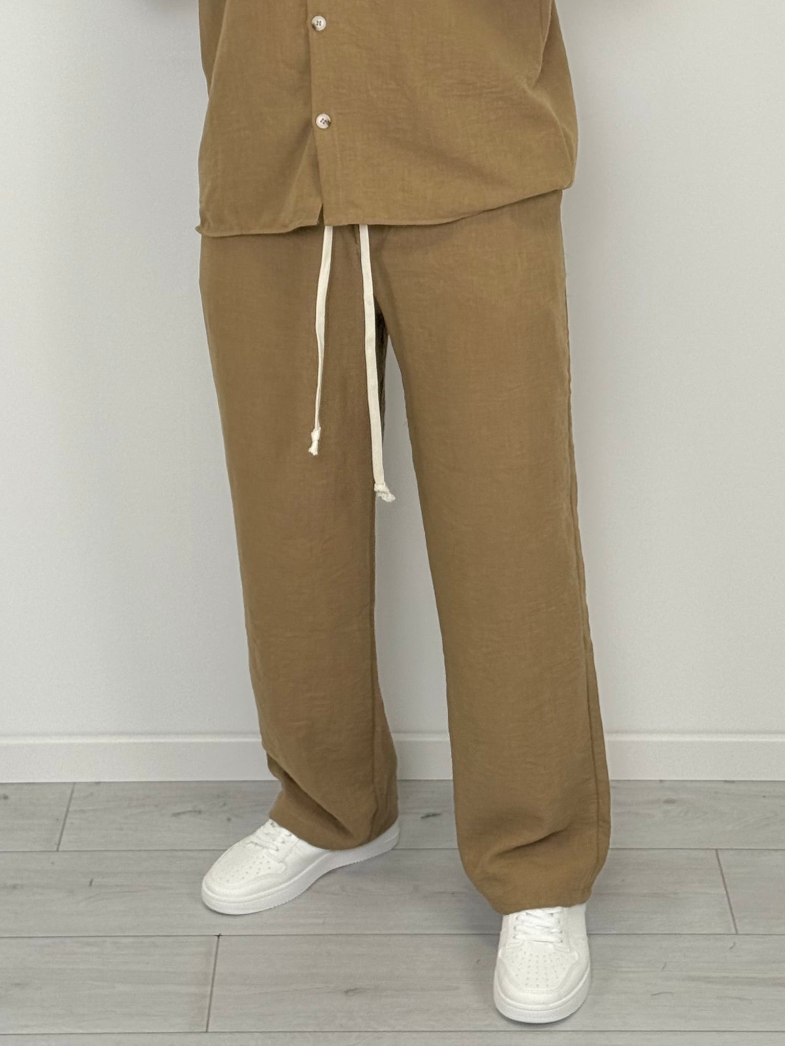 PANTALONE SPRING AMPIO (EFFETTO LINO)