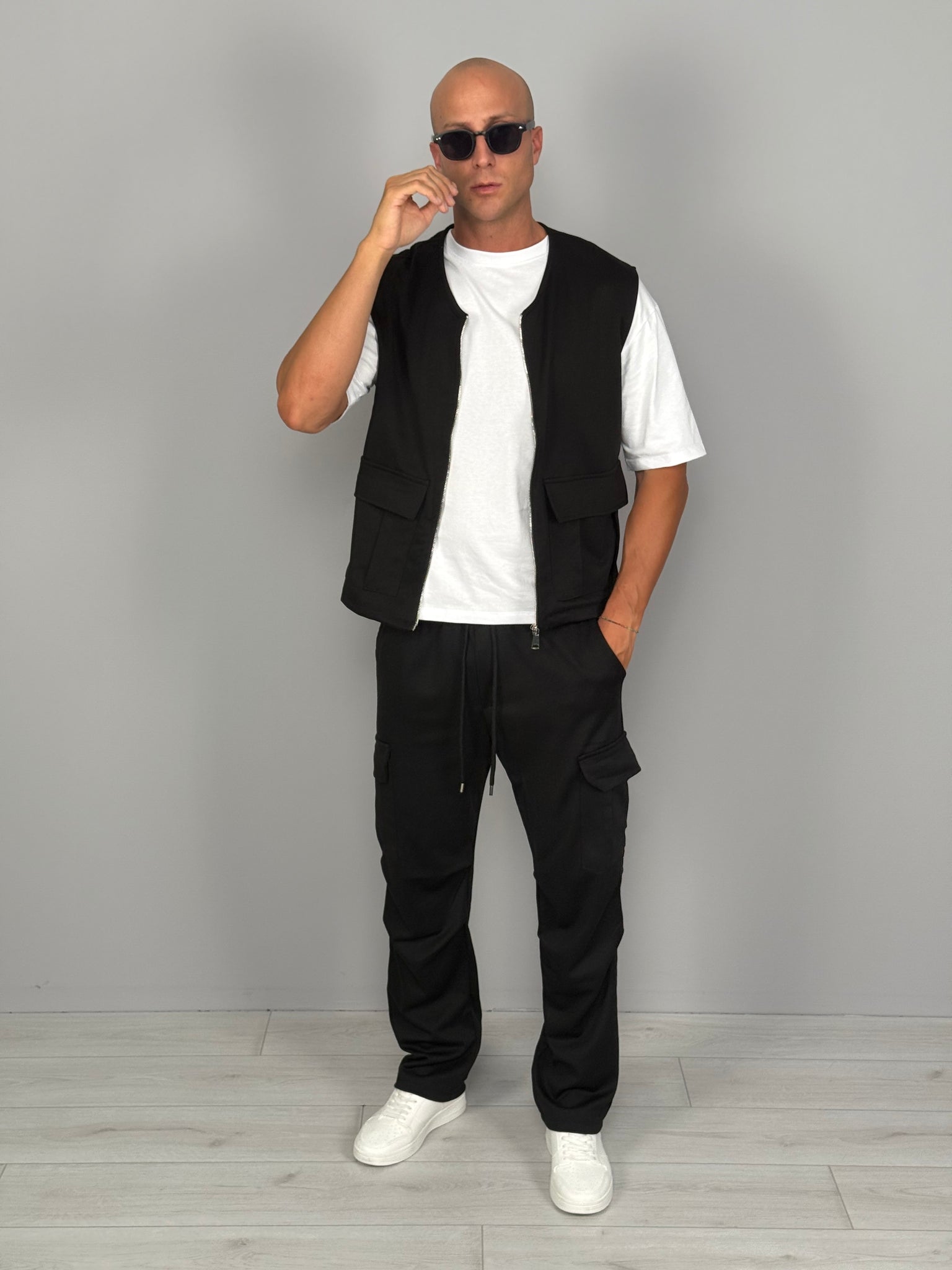 COORDINATO GILET TASCONATO