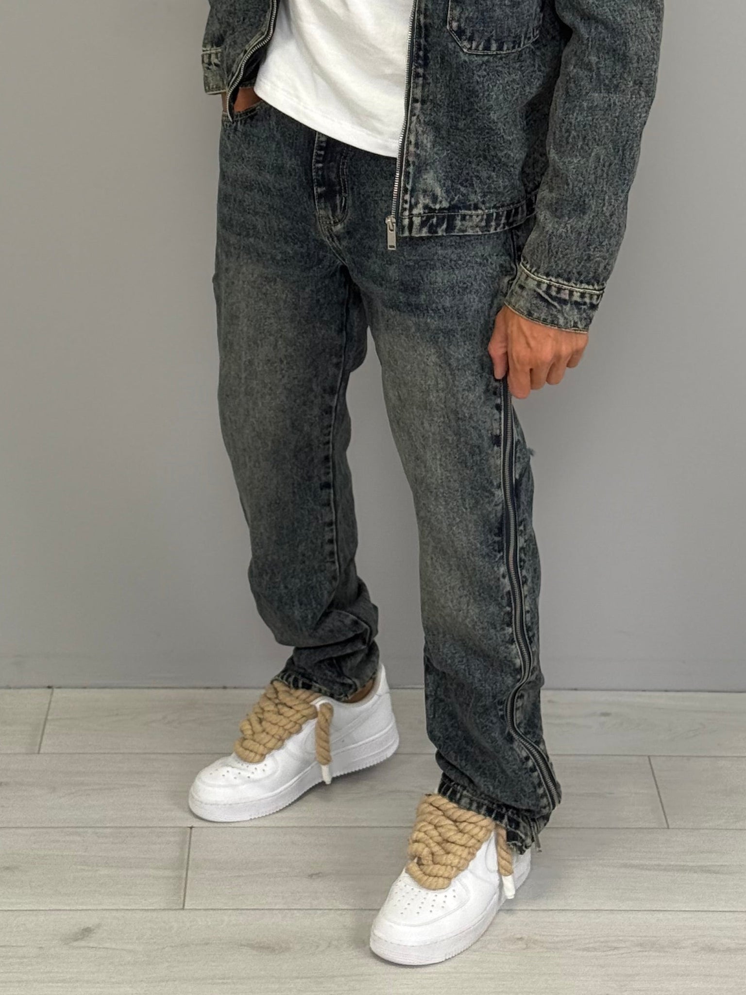 JEANS AMPIO SMOKE