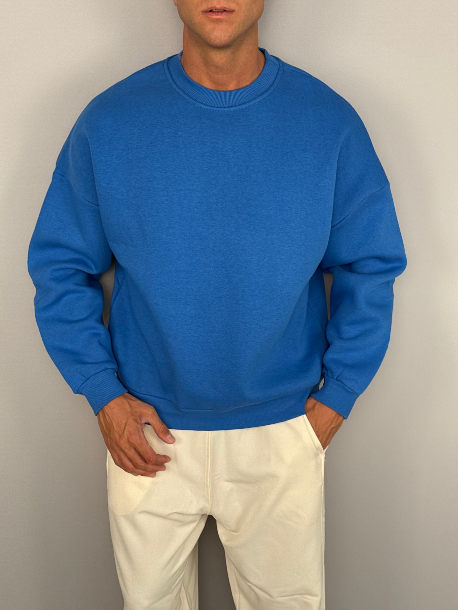 FELPA GIROCOLLO BOXY FIT