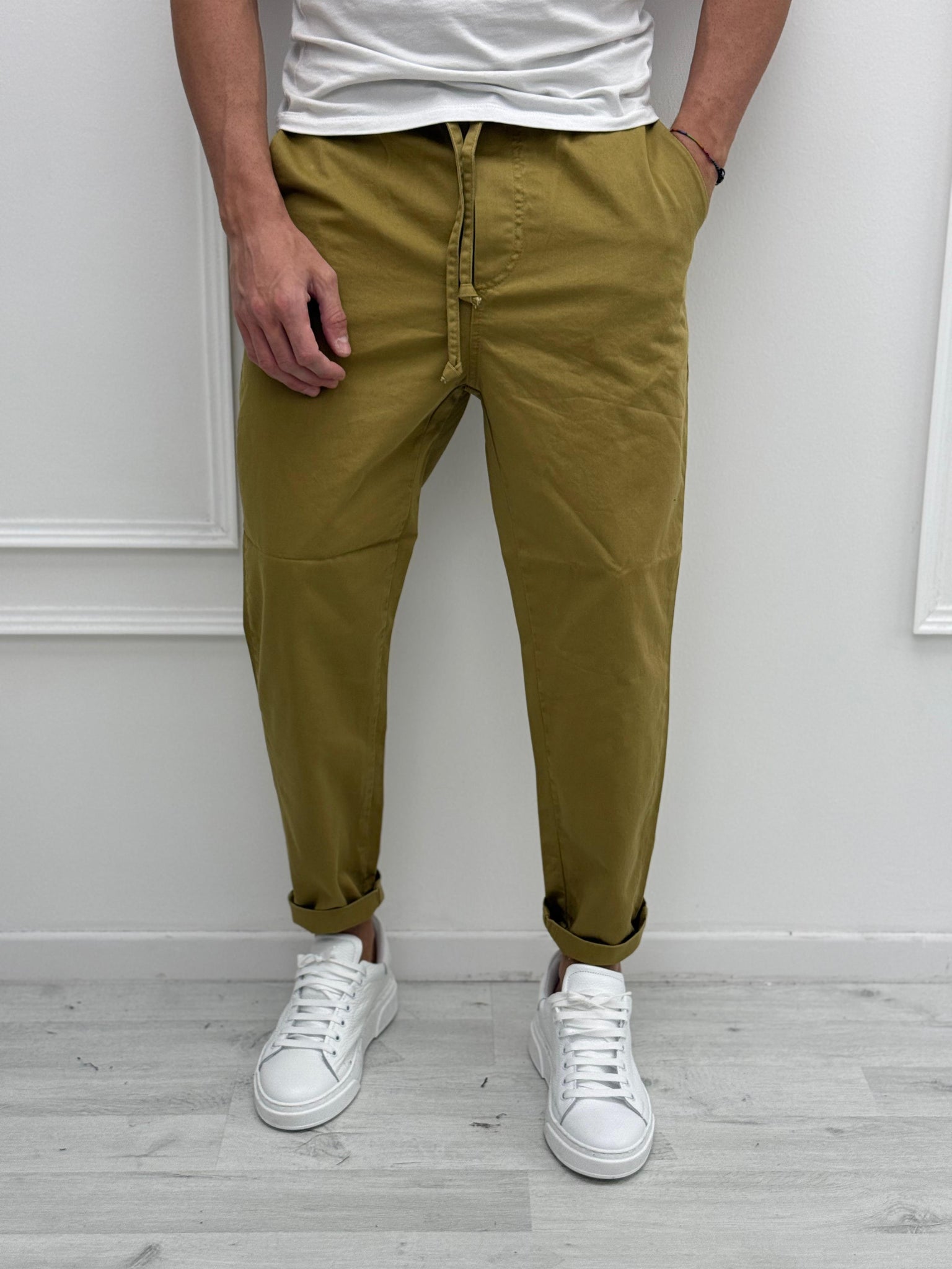 PANTALACCIO HIRVING - ultimo M senape