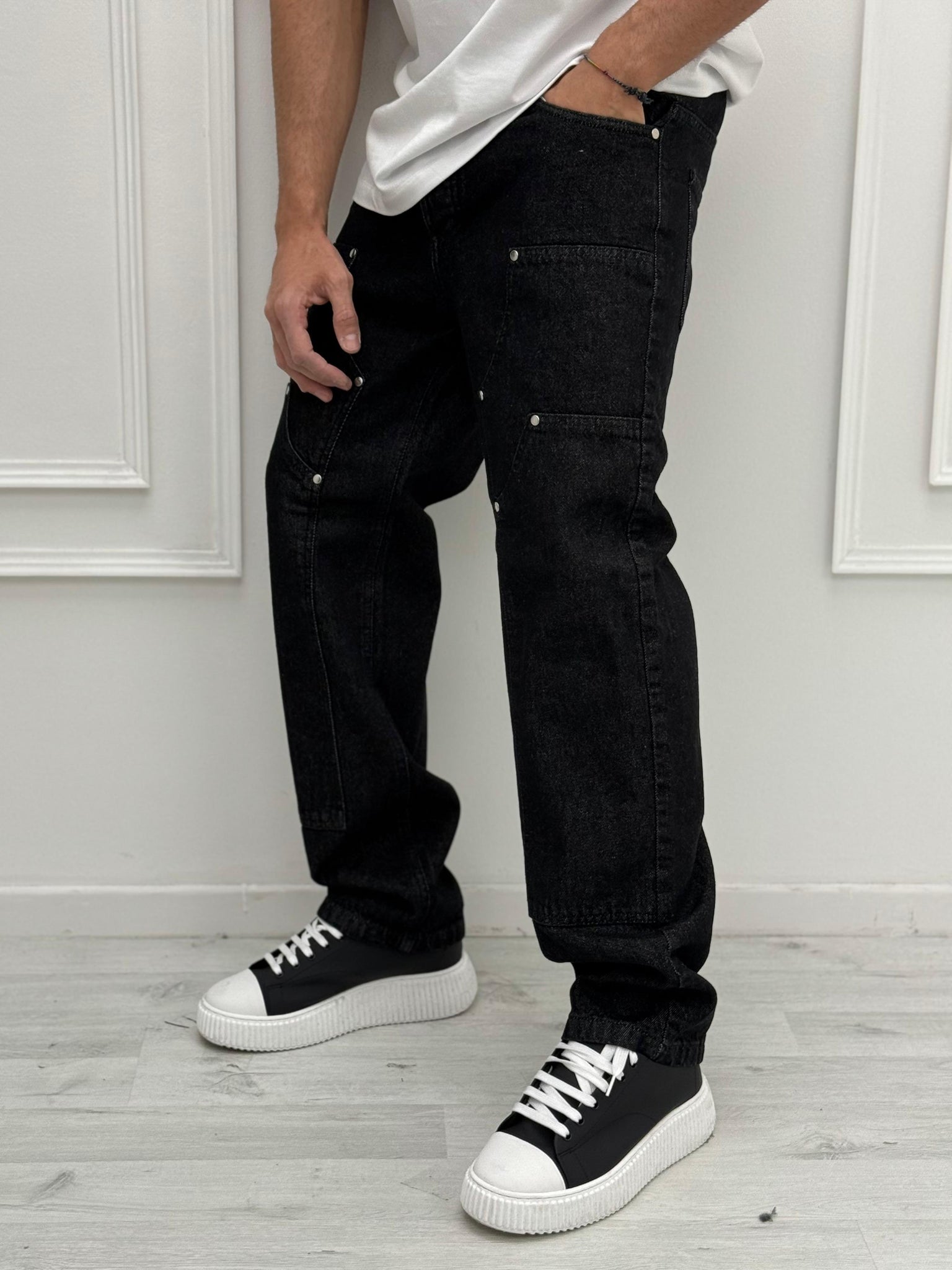 JEANS AMPIO CARPENTER BLACK