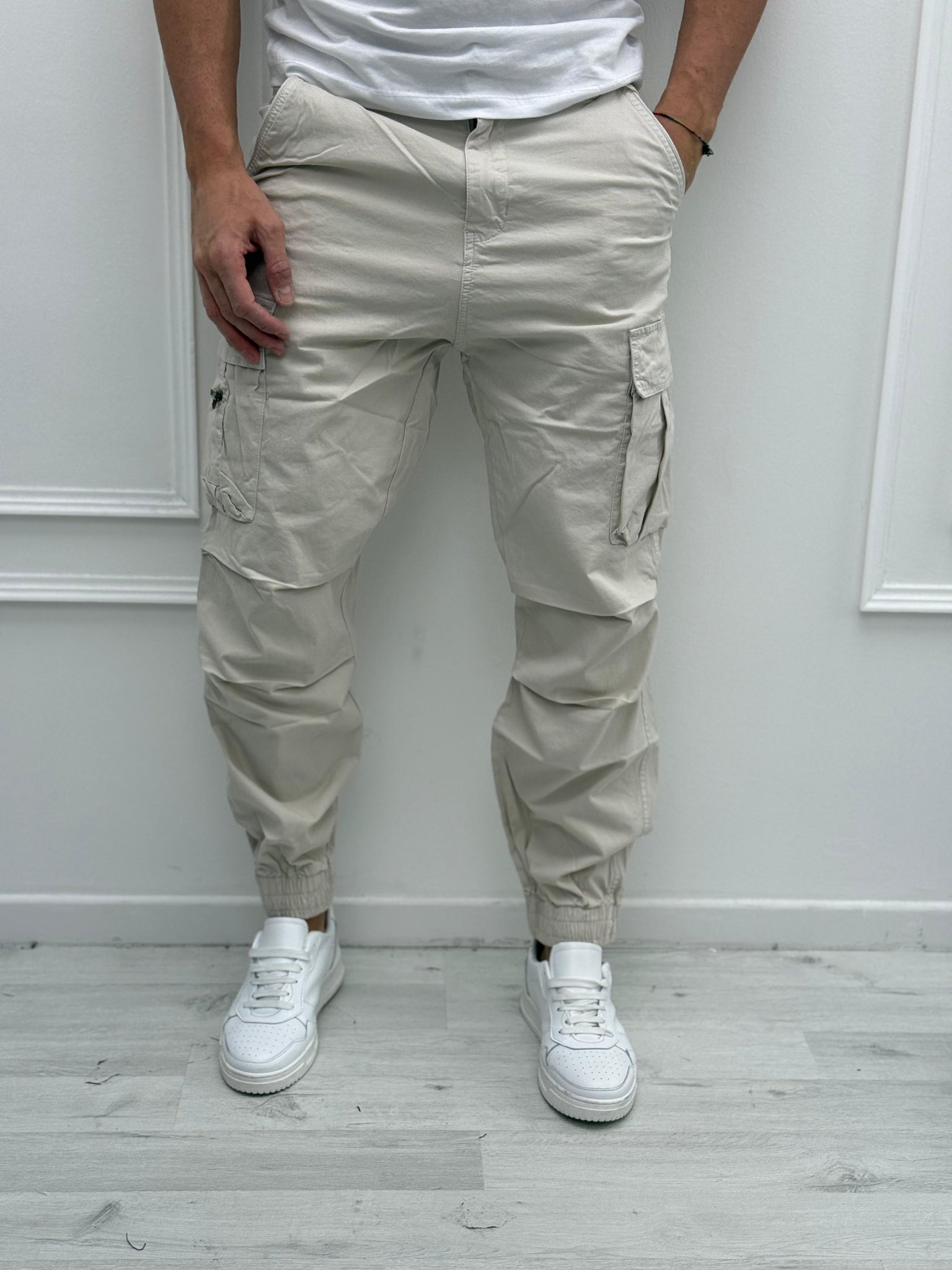 PANTALONE CARGO ELASTICO