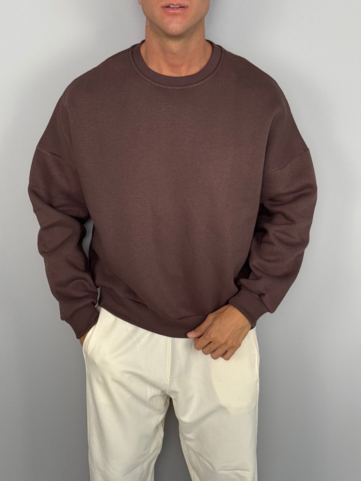 FELPA GIROCOLLO BOXY FIT