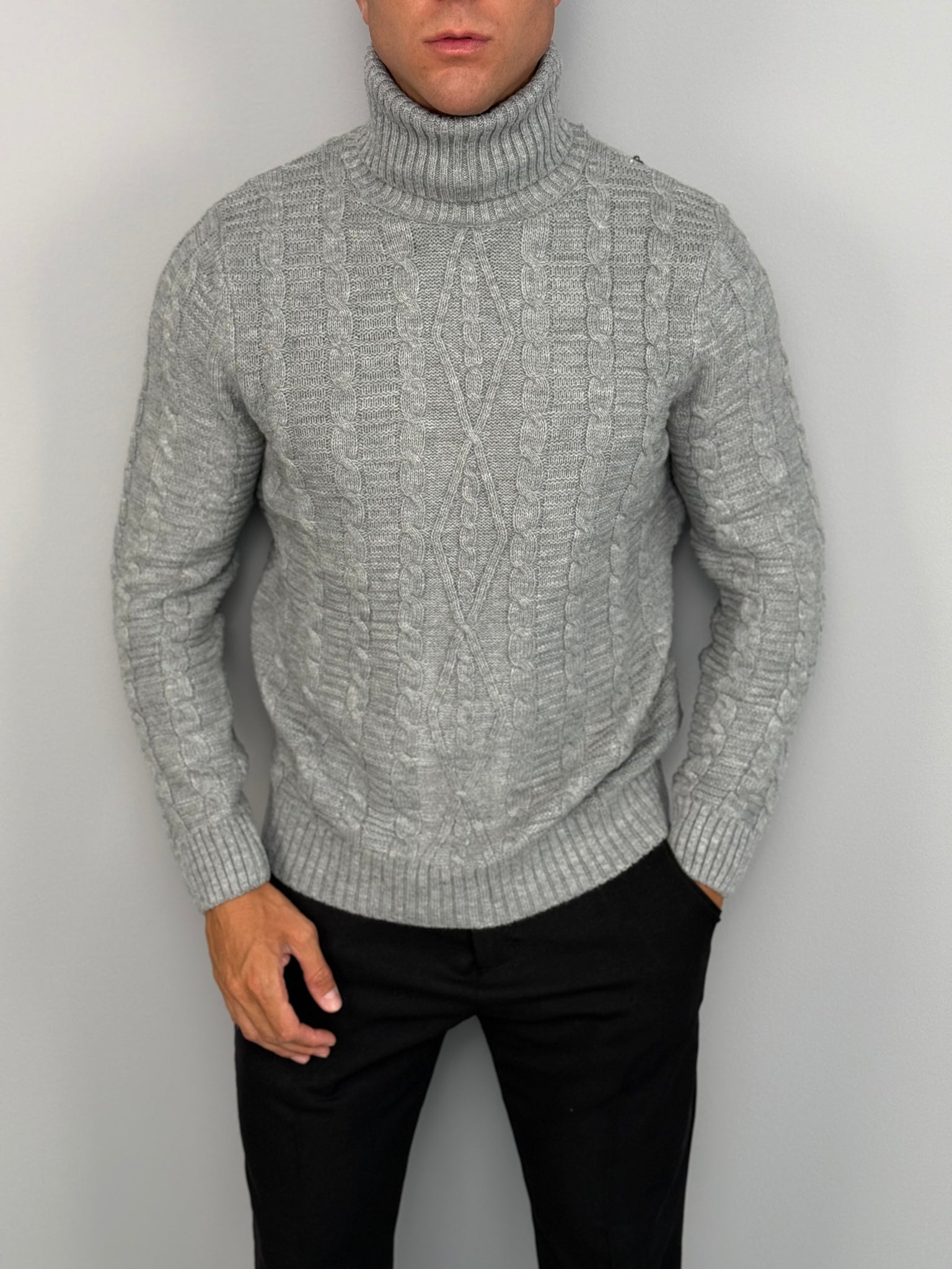 MAGLIONE DOLCEVITA MOSCOW - rimasto grigio