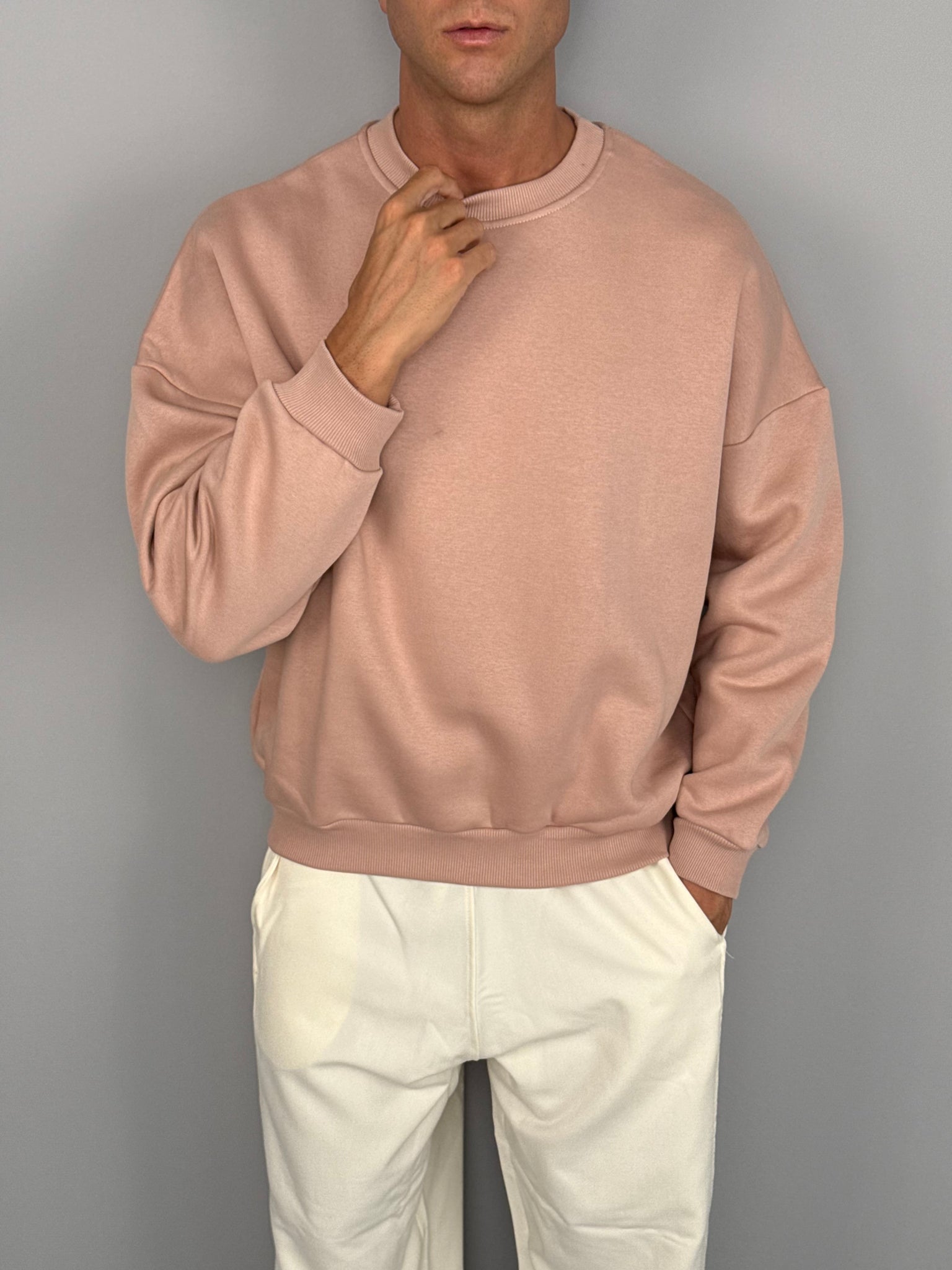FELPA GIROCOLLO BOXY FIT