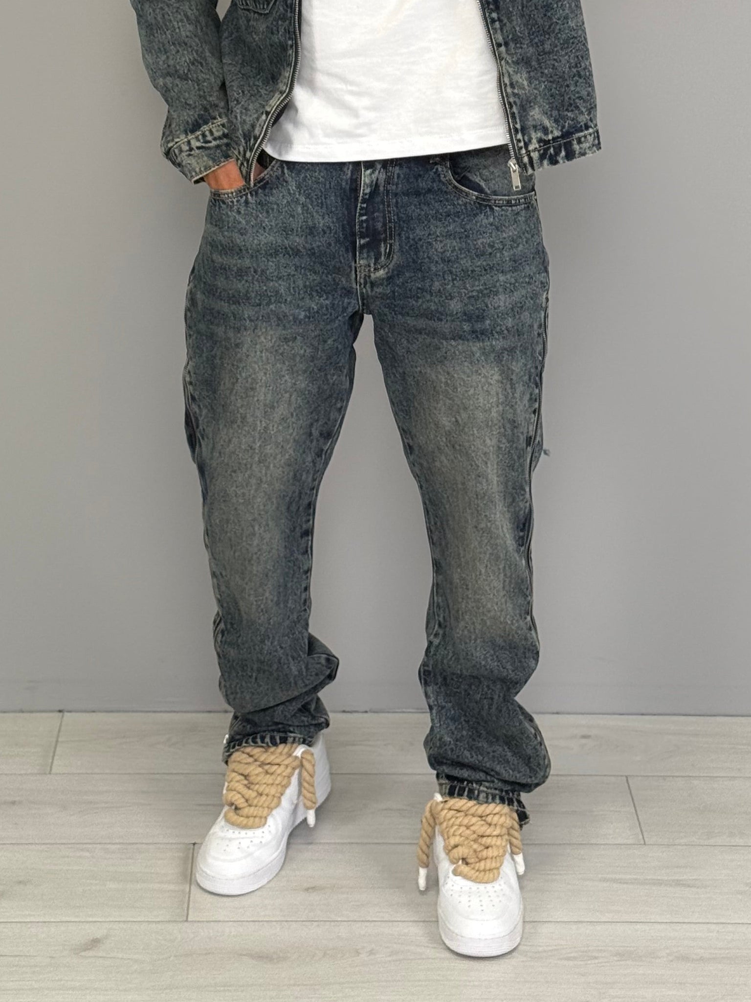 JEANS AMPIO SMOKE