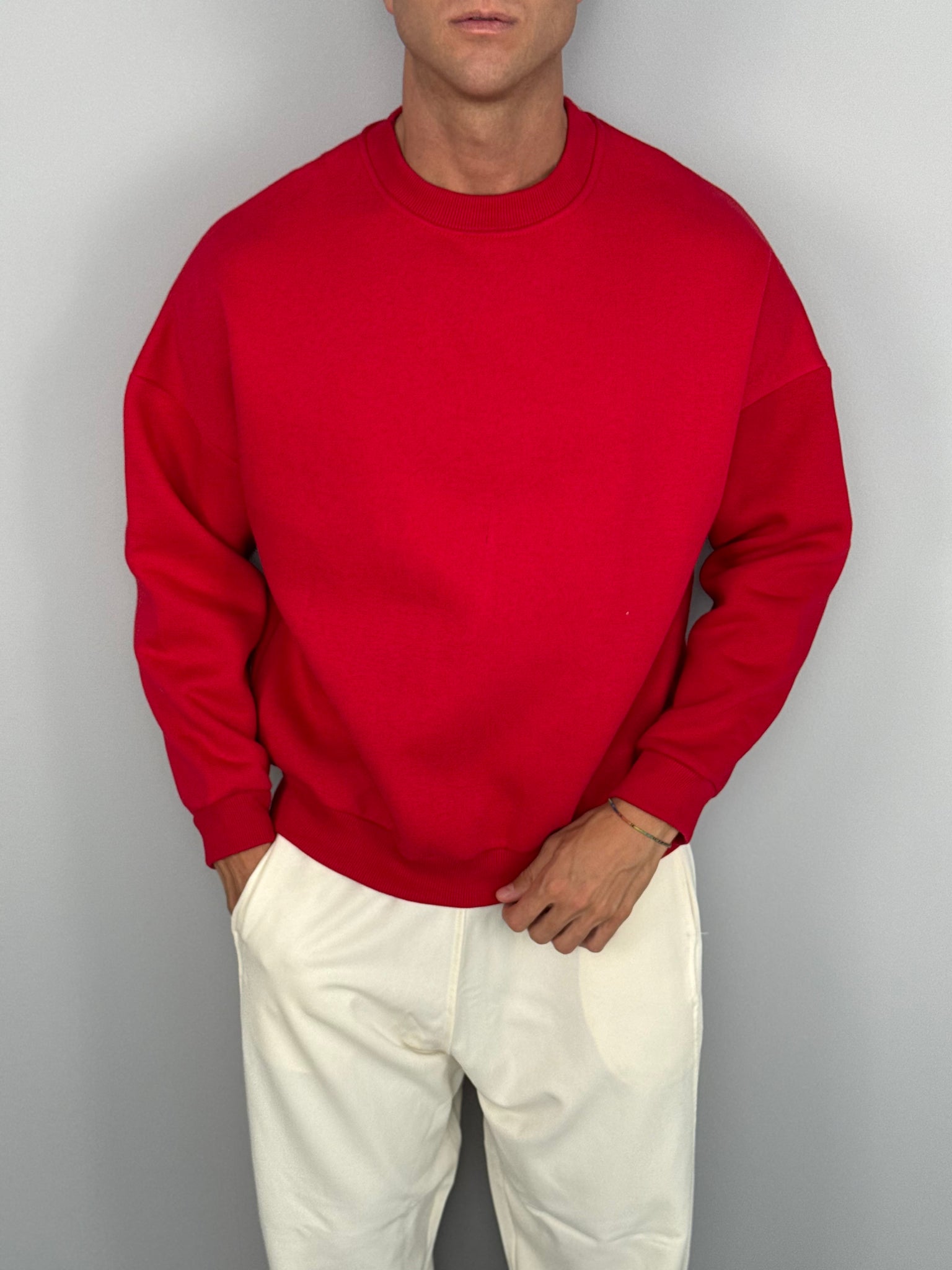 FELPA GIROCOLLO BOXY FIT