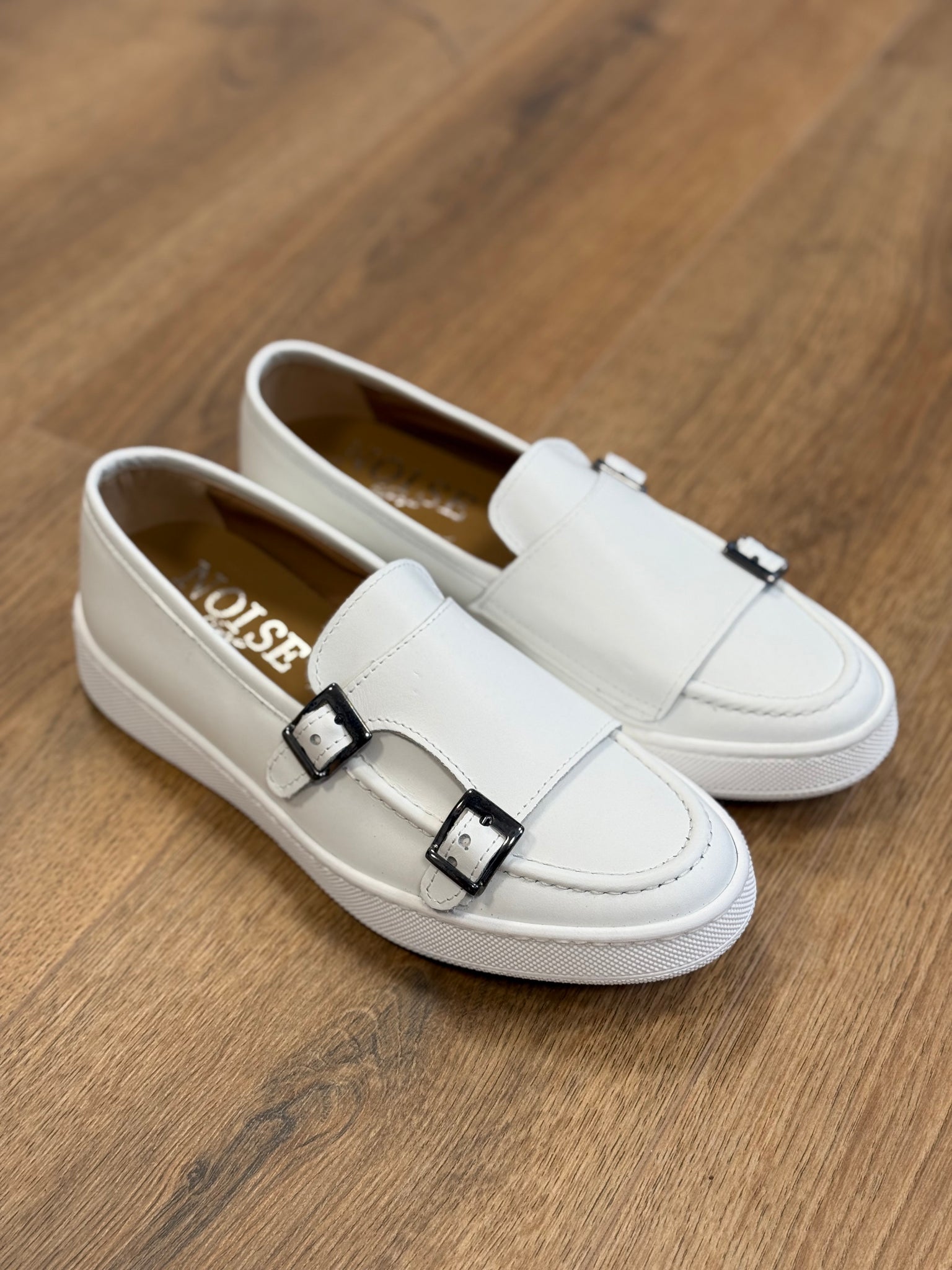 MOCASSINO PELLE SEATTLE BIANCO
