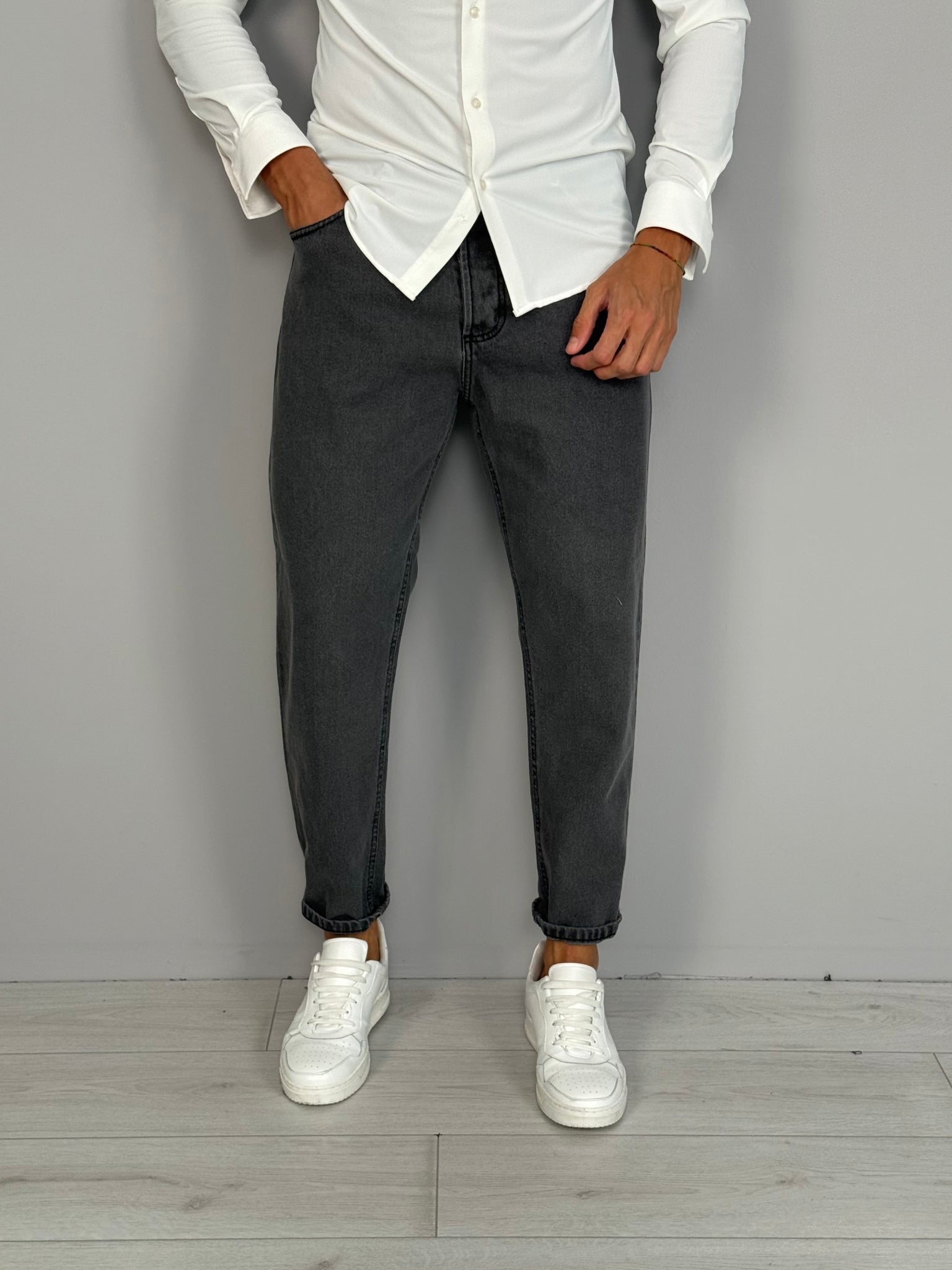 JEANS REGULAR GRAY