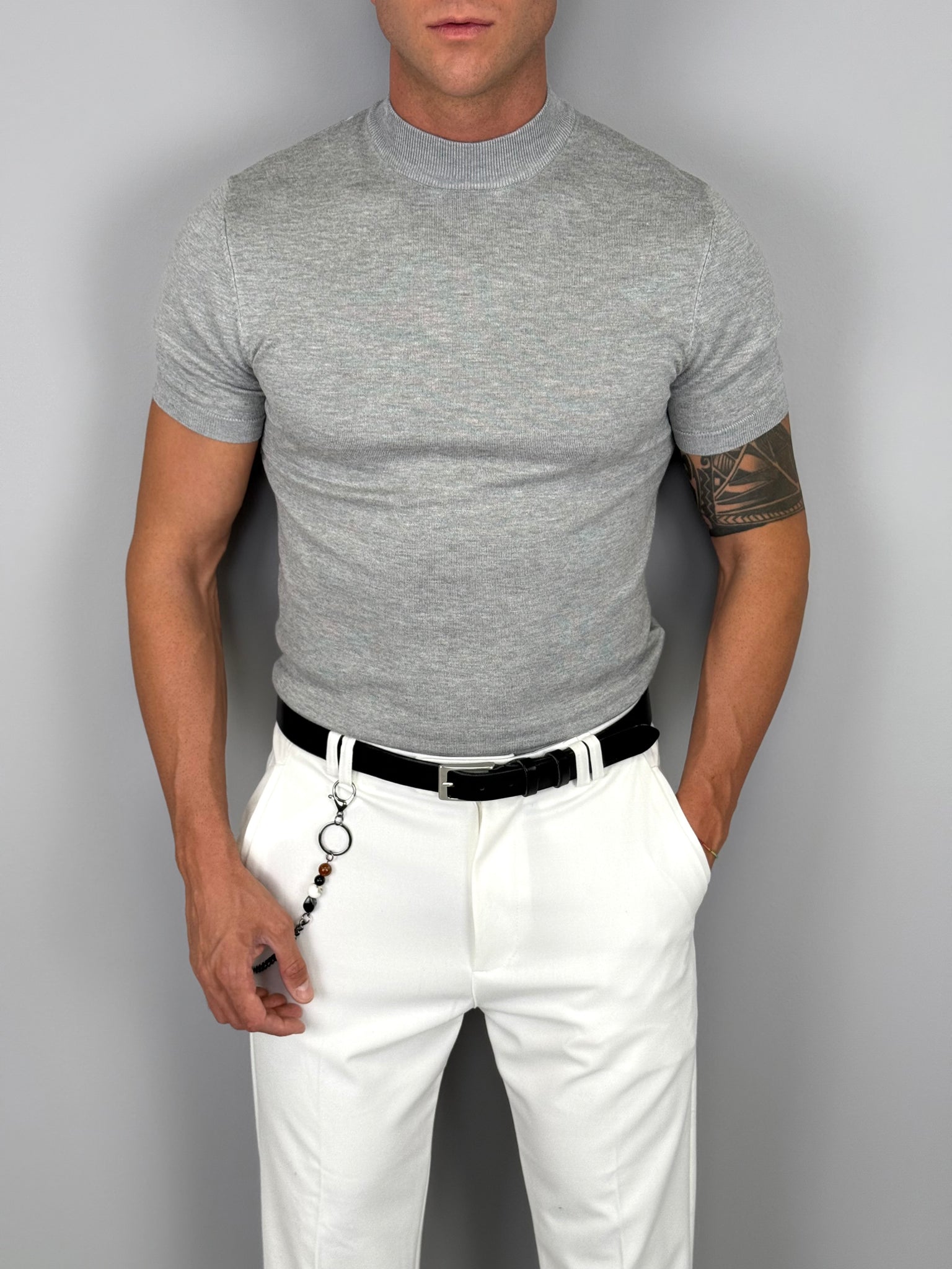 T-SHIRT MEZZOCOLLO MAGLINA