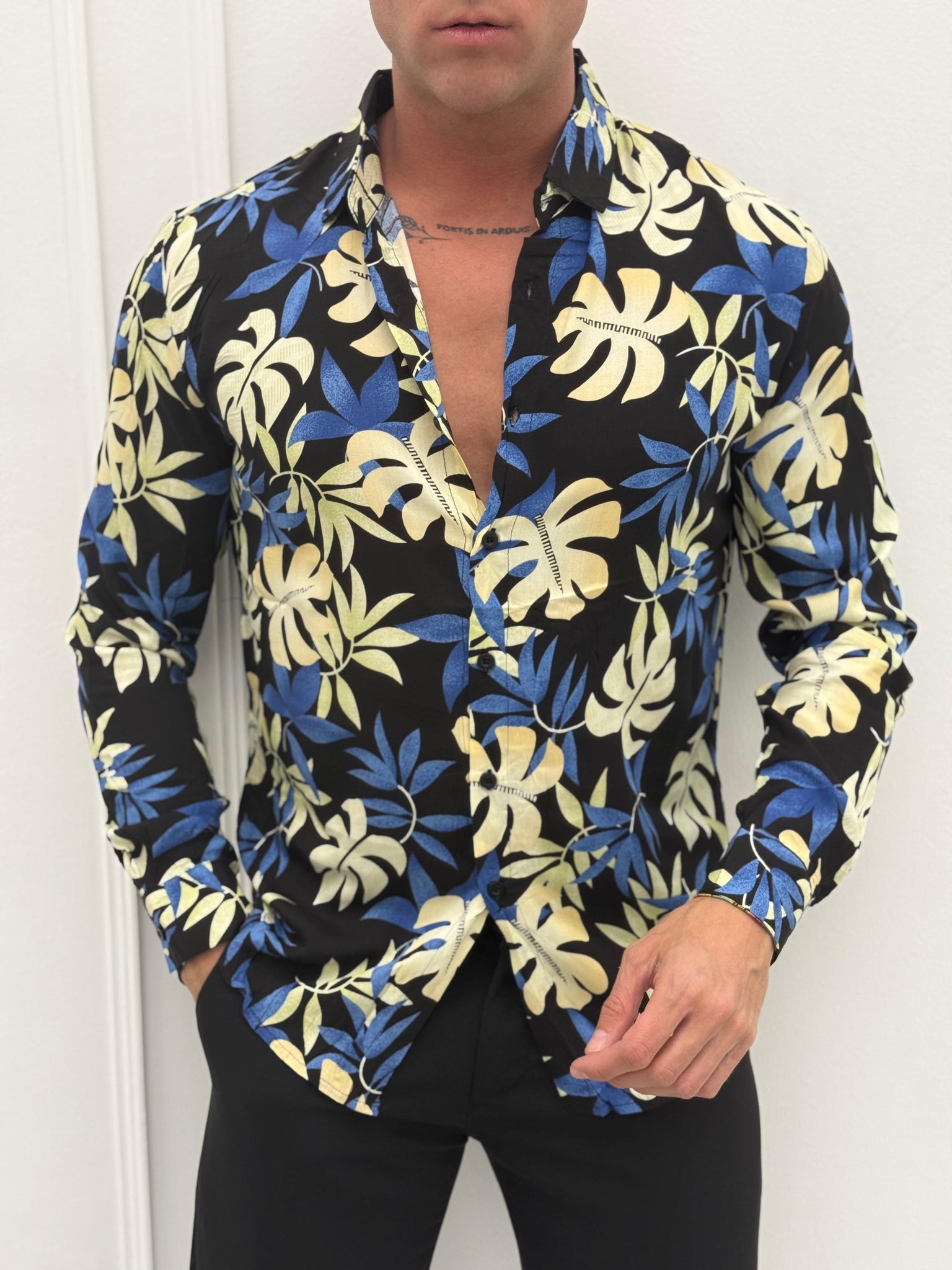 CAMICIA LEAVES