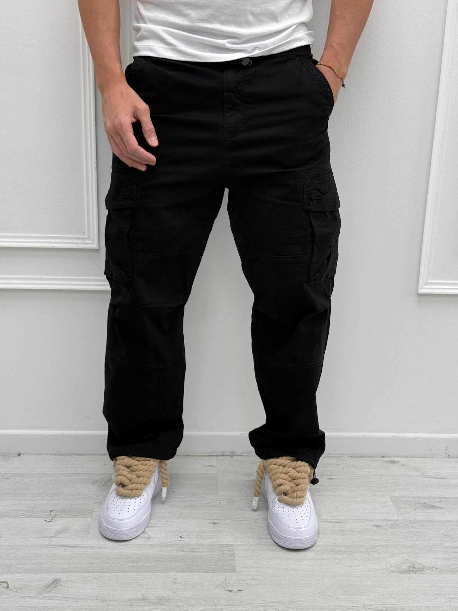 PANTALONE AMPIO CARGO - Tg. XXL Militare