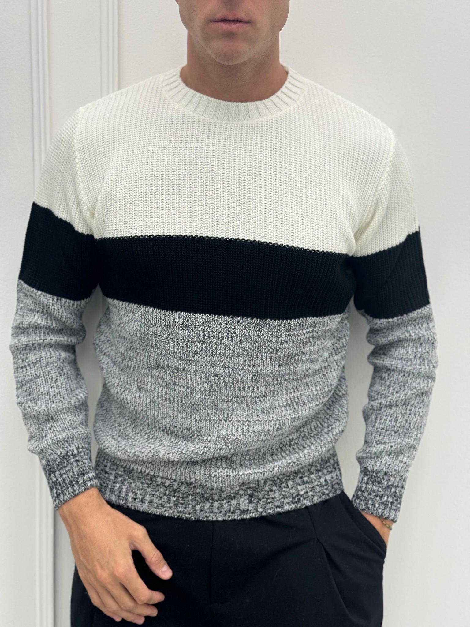 MAGLIONE TRIS LANA