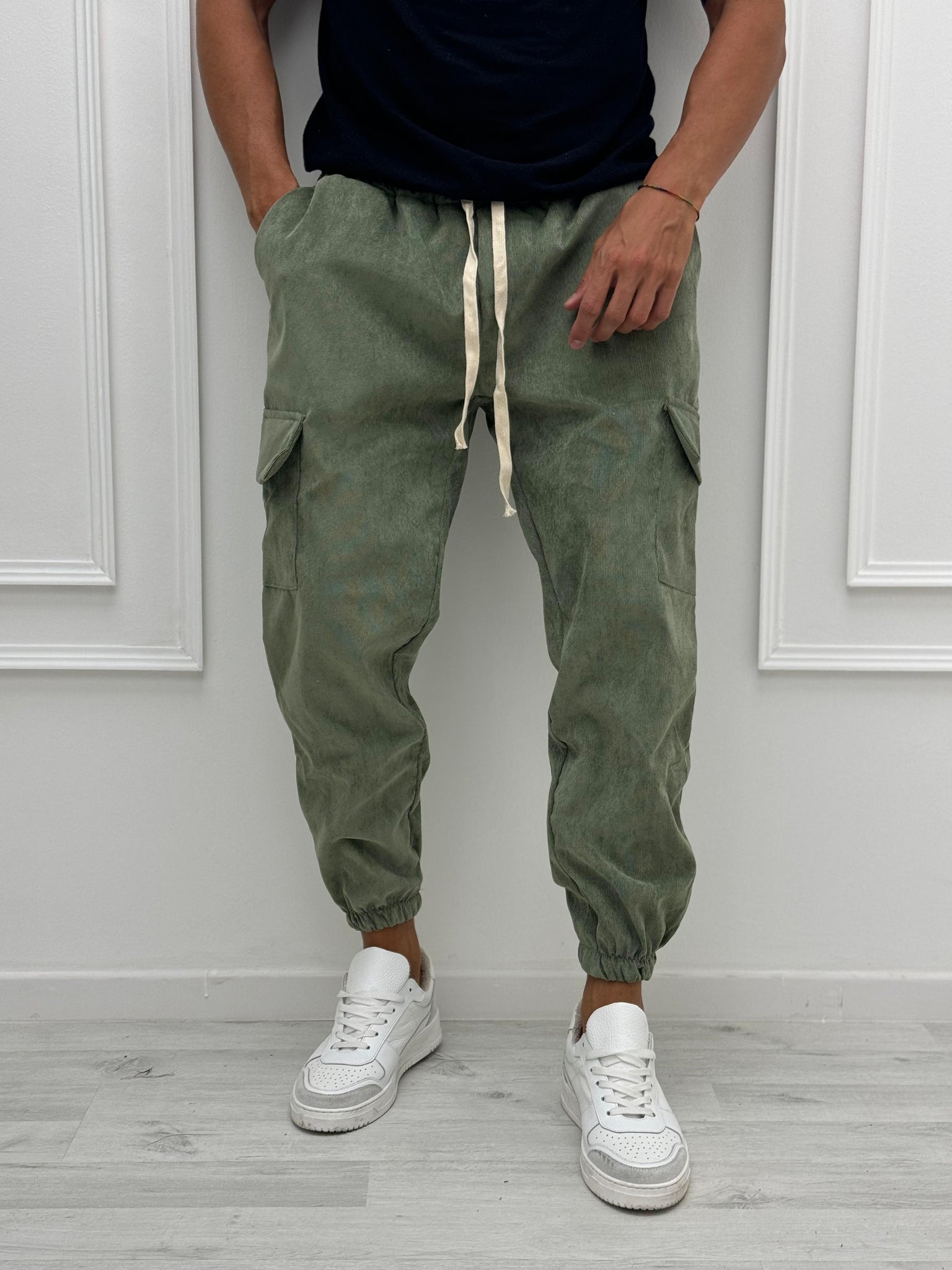 PANTALONE VELLUTO COSTINA