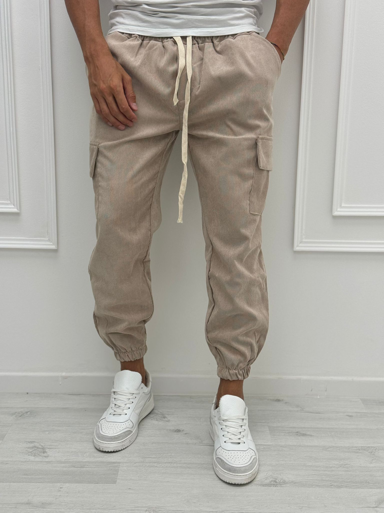 PANTALONE VELLUTO COSTINA