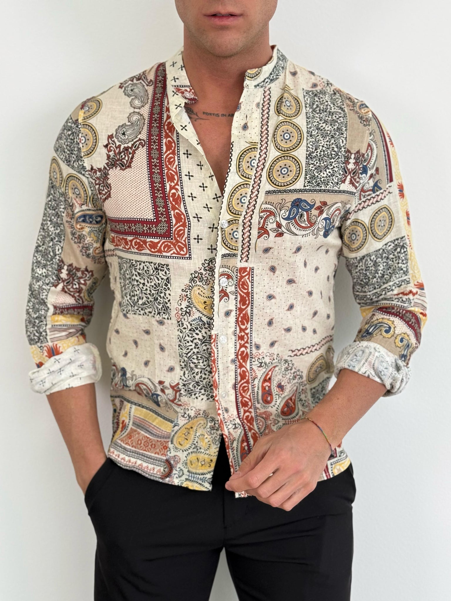 CAMICIA LINO SAHARA