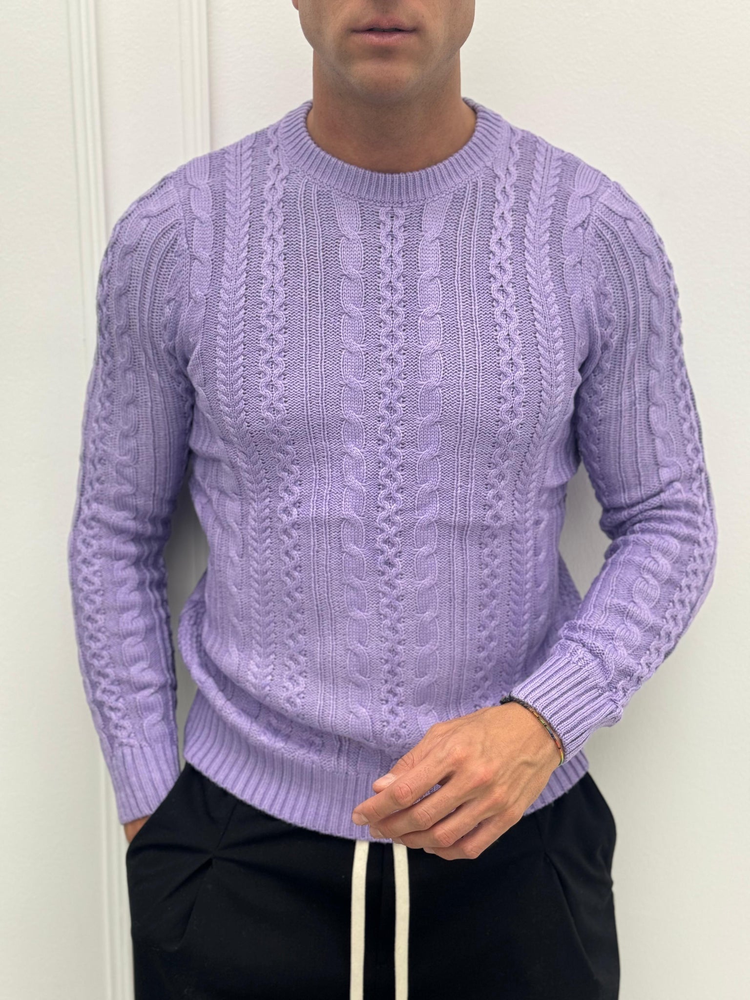 MAGLIONE CRETA - Colore Viola